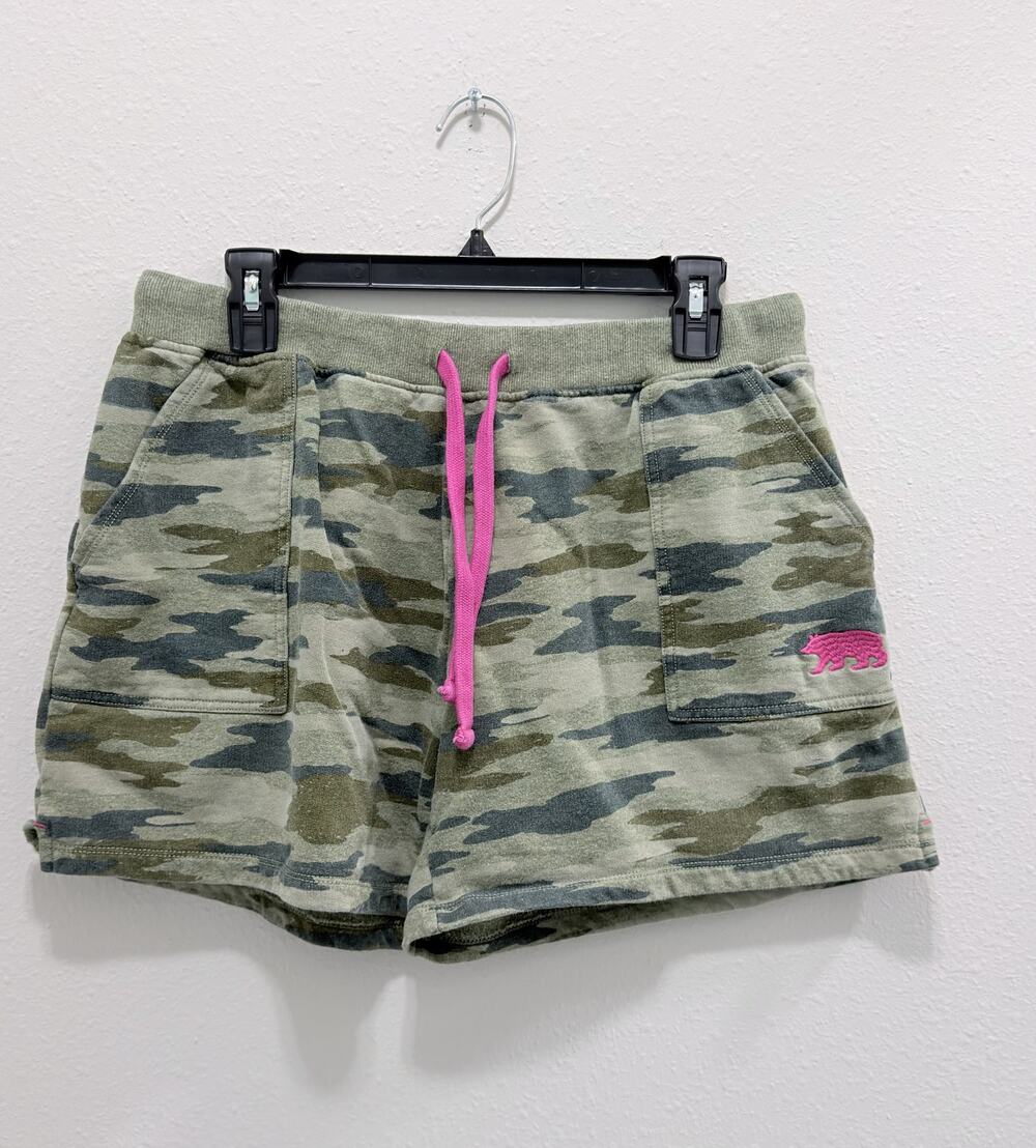 Hatley Heritage Women's Woodland Camo Lounge Shorts - Large Preowned